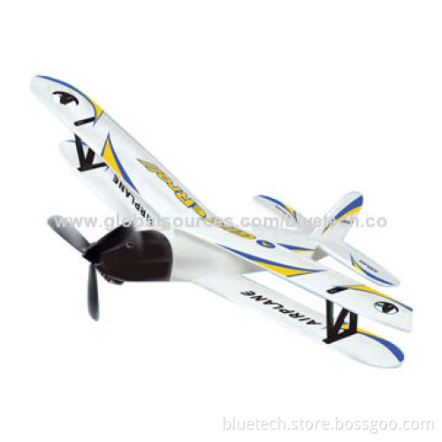 3-channel RC Airplane with 60-80 Minutes Charging Time, 10-15 Minutes Flying Time